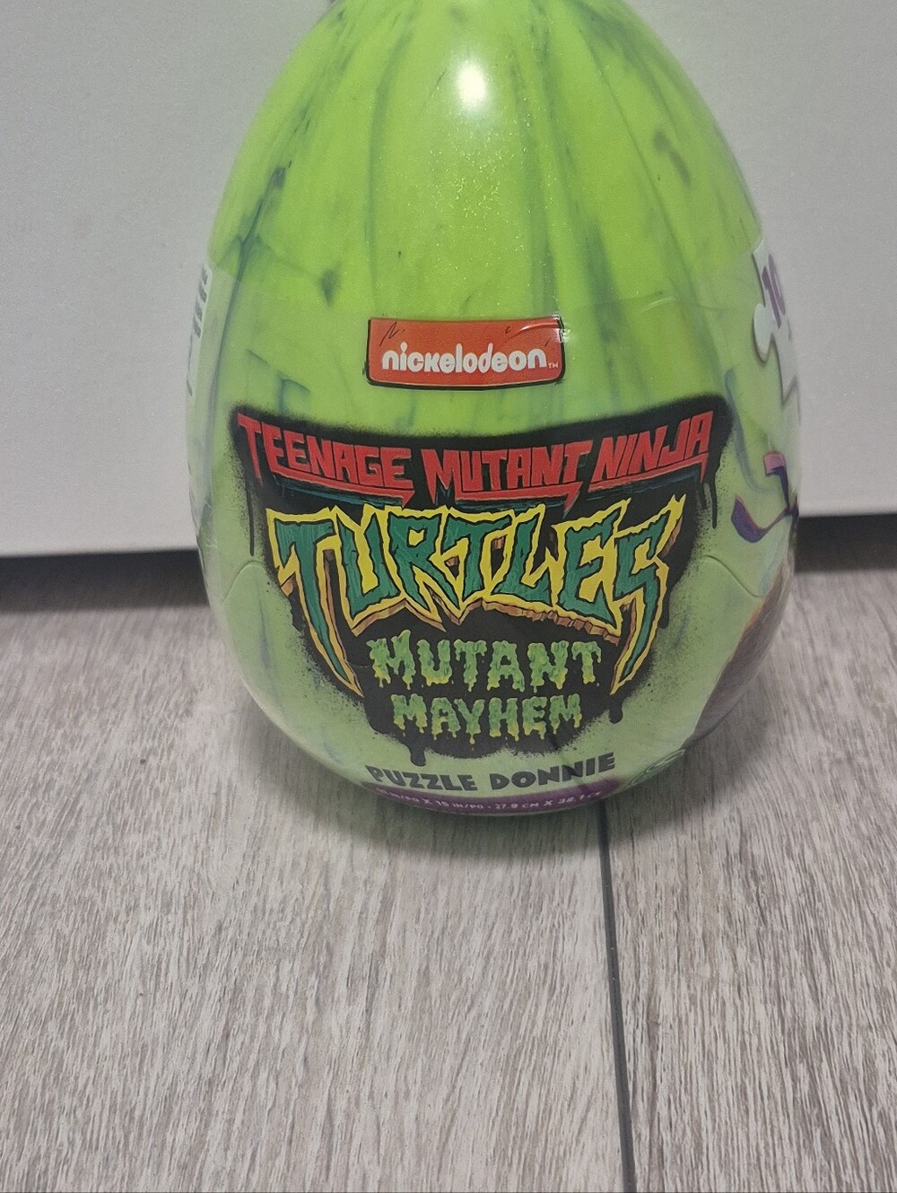TMNT Teenage Mutant Ninja Turtles Mutant Mayhem 100 PC Puzzle Egg Donnie
